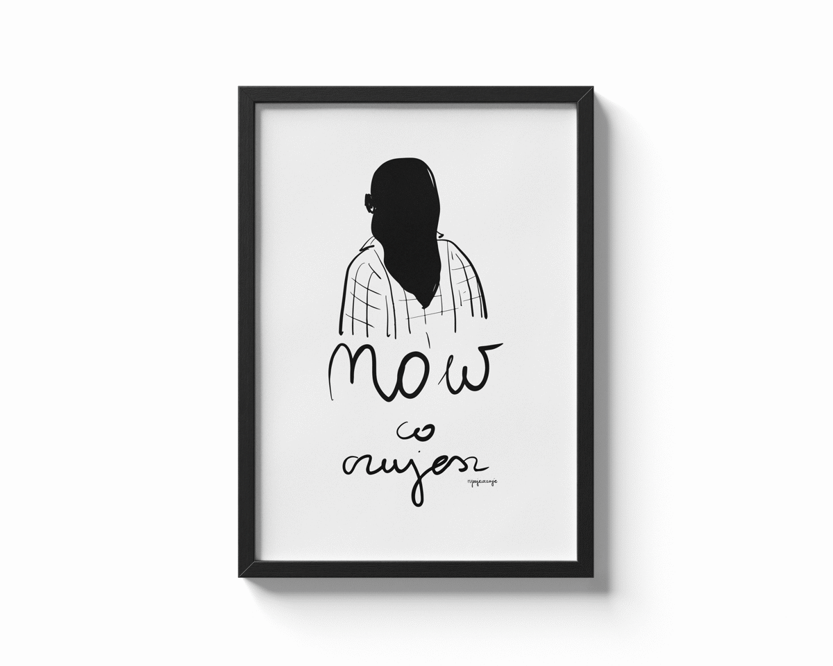 mockup plakatu mów co czujesz