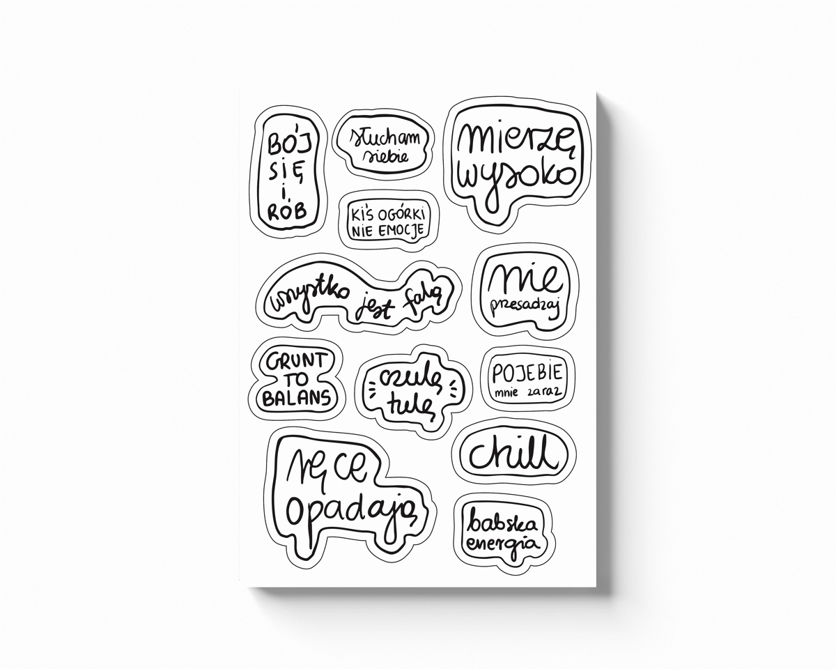 TEKŚCIKOWE NAKLEJKI